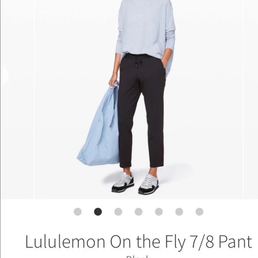 [NWTG] Lululemon on the fly woven pant BLACK